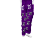 LV DENIM JEANS PURPLE M