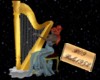 B09 Harfe in Gold
