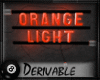 o: Orange Ambi Neon Sign