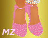 ~mz~pink polka dot shoes