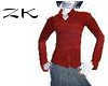 ZK-Red Silk Women's
