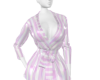 PINK and white robe