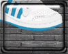 (D)Adidas White/Blue V3