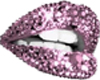 Purple Sparkle Lips