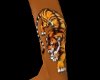 ~RB~ Tiger Leg tattoo