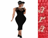 belle pin up sexy black