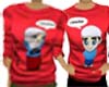Couple Red Sweater F[MB]