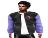 PURPLE VARSITY JACKET
