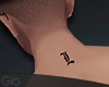 [] L Neck Tattoo