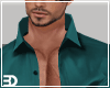 Teal Silk Shirt