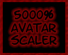 м| 5000% Avatar Scaler