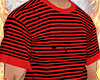 Shirt striped x orange
