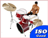 "ISO" Drum Set Red