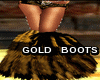 GOLD MONSTER BOOTS