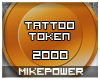 -M- Bronze Tattoo Token