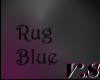 ~V~ Rug Blue