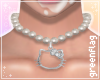 ♡ hkitty necklace
