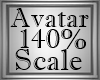 `BB` 140% Avatar Scale