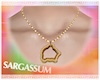 R22 Gold Medusa Necklace