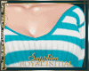 [S] Blueish Crop Sweater