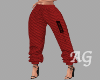 A.G. Red Joggers