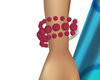 cherry glitter bracelet