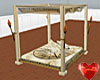 Greek canopy bed