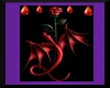 Blood dragon rose Rug