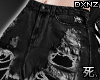 æ­» Ripped Short Tights