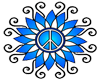 Tribal Peace Sticker