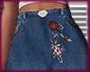 K. Jeans Flower RL