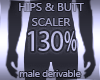 Hips & Butt Scaler 130%