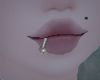 lip piercing