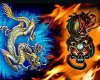 Fire/IceDragon Tapestry
