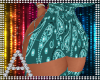 EMBX TEAL BANDANA SKIRT