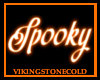 Spooky 3d Sign