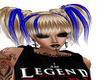 BLONDE & BLUE HAIR 