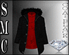 [SMC] Coat Black and Red