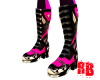 Pink Racing Boots