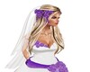 Lavendar Wedding Veil