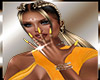 Nails Yellow Ring