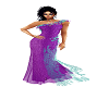 WH purple and teal gown