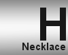 L- Homer necklace black