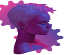 neon girl cutout