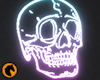 Neon Skull Lamp