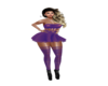 Mini purple dress UA