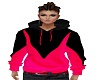 STEM Pink Black Hoodie