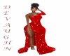Claire Red  Sparkle Gown