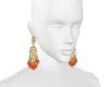 Q! Orange Earrings