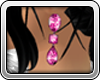 Diamond earrings [pink]